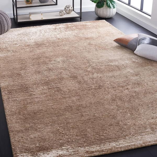 Mirage 6 ft. x 9 ft. Incense Solid Color Area Rug