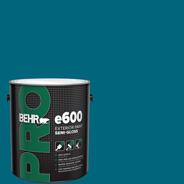 BEHR PRO 1 gal. #P480-7 Striking Semi-Gloss Exterior Paint