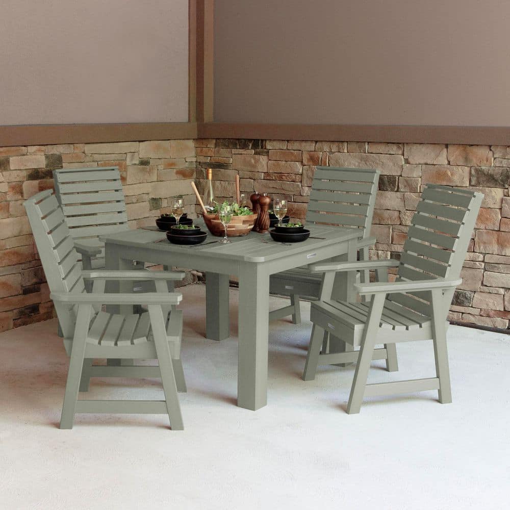 Weatherly 5-Pieces Square Dining Set price history on PriceWatchPro