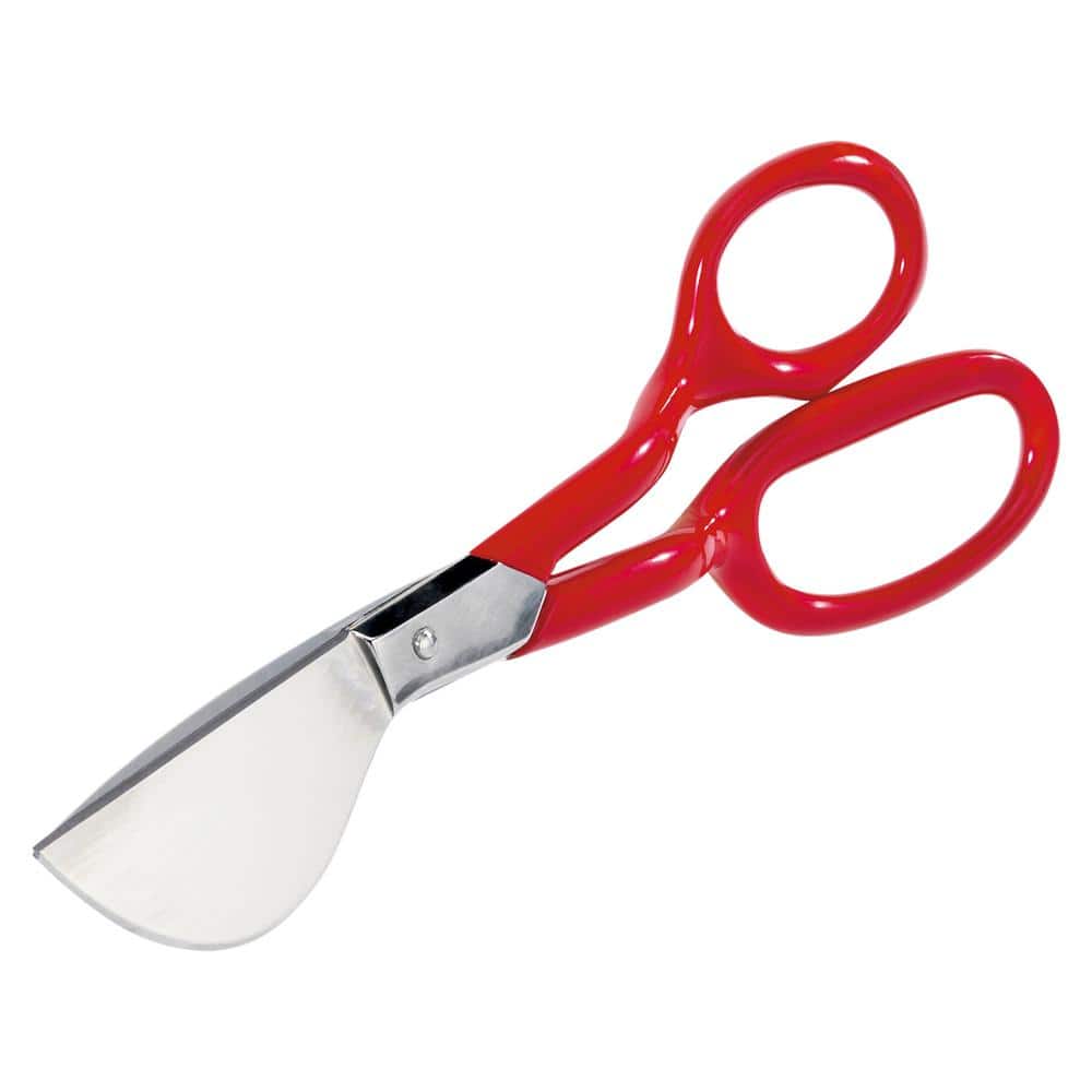 Roberts-10-123 10in. High Carbon Steel Carpet Napping Shears, Red