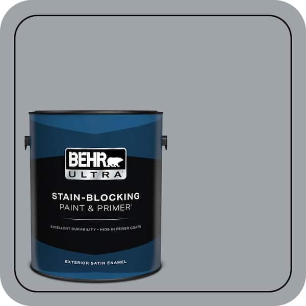 BEHR ULTRA 1 gal. #N510-4 Supernova Satin Enamel Exterior Paint & Primer