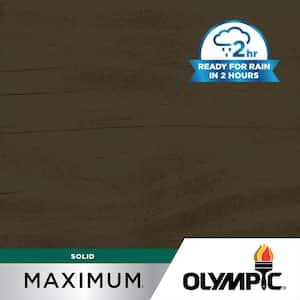 Olympic Maximum 1 gal. SC-1042 Licorice Solid Color Exterior Stain