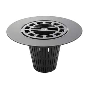 Hair Catcher for Shower Drain in Matte Black