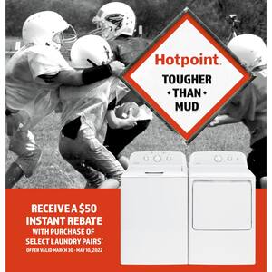 3.8 cu. ft. White Top Load Washer with Agitator
