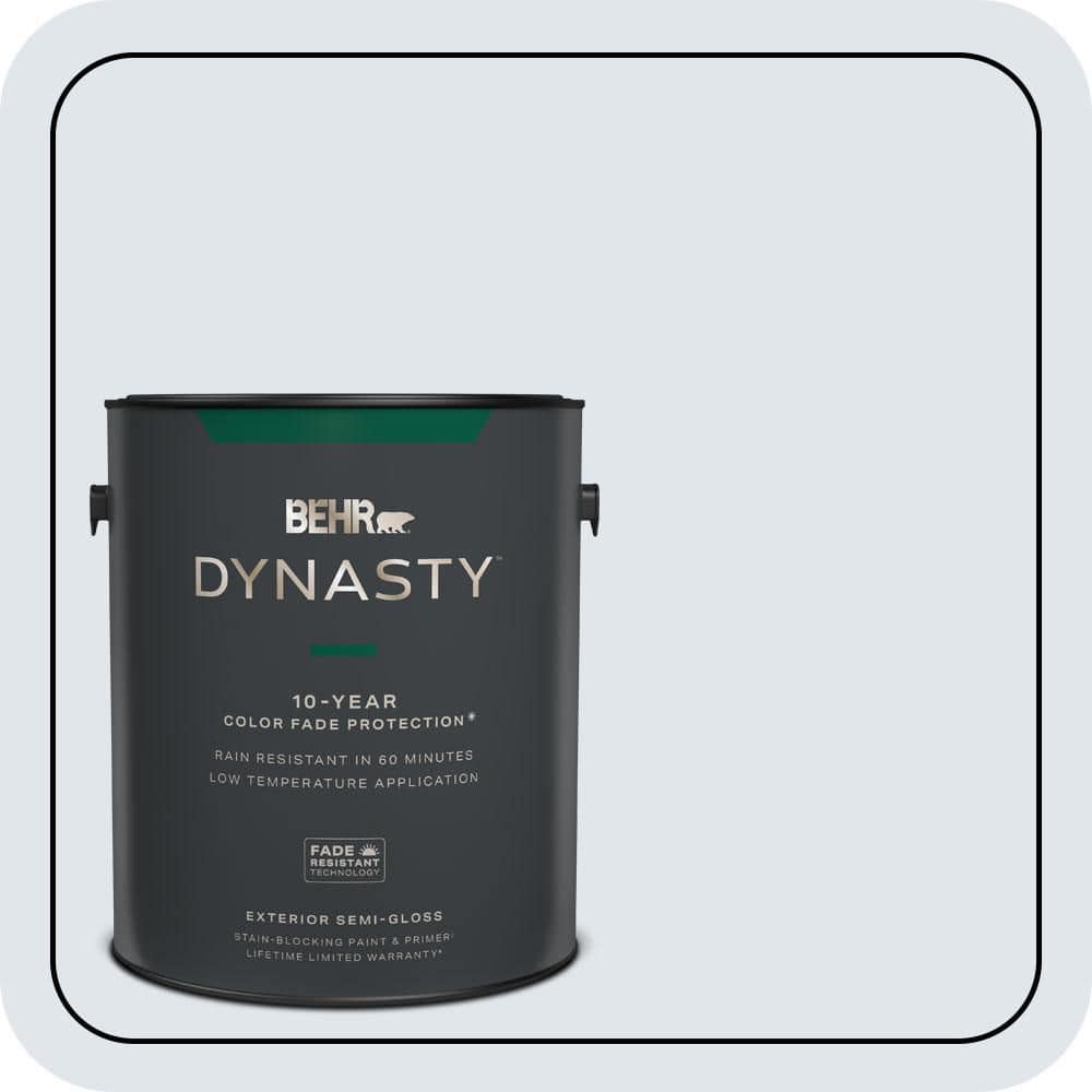 1 gal. #590E-1 Lavender Ice Semi-Gloss Exterior Stain-Blocking Paint & Primer price history on PriceWatchPro
