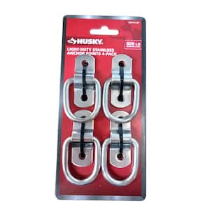 Light-Duty Stainless Anchor Points 4-Pack