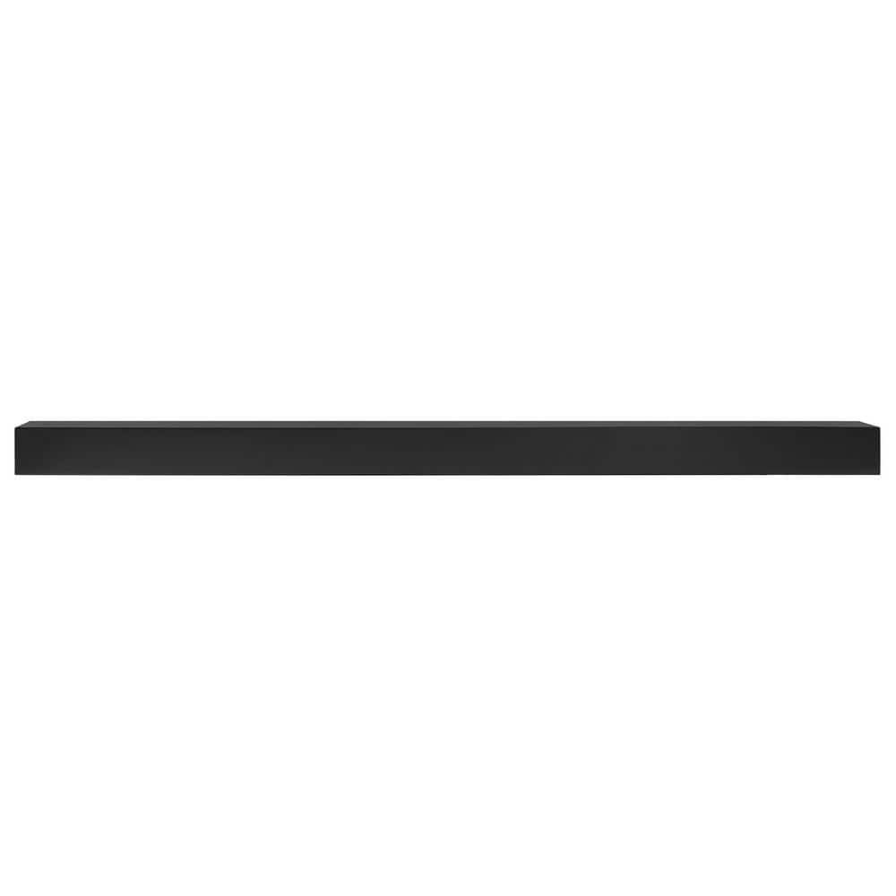 The Tyler Black 6 ft. Fireplace Cap-Shelf Mantel price history on PriceWatchPro