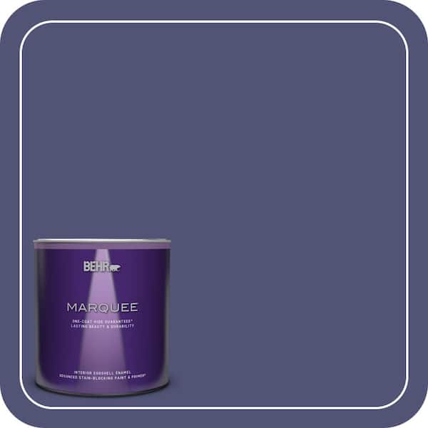 BEHR MARQUEE 1 qt. #630D-7 Deep Orchid Eggshell Enamel Interior Paint & Primer