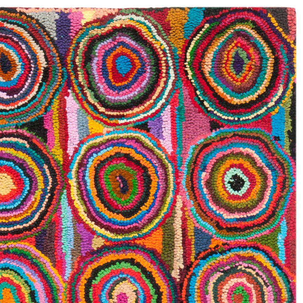 Hand-Tufted Multicolor Cotton Rectangular 10' x 14' Area Rug