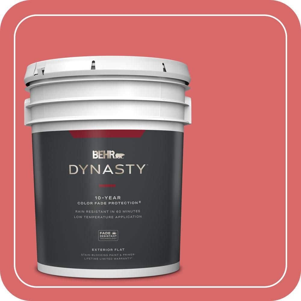 5 gal. #160B-6 Coral Expression Flat Exterior Stain-Blocking Paint & Primer price history on PriceWatchPro