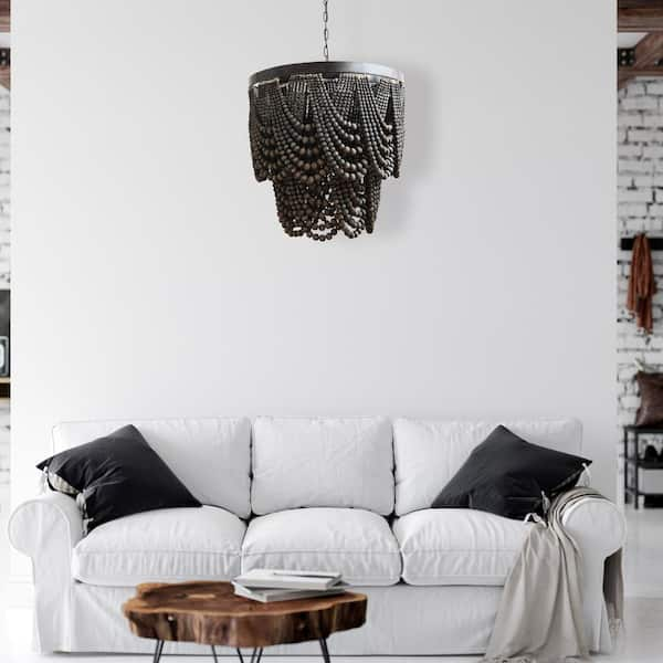 Shades of Light - Elevated Boho 2021 - Minimalist Iron Ring Chandelier - 12  Light