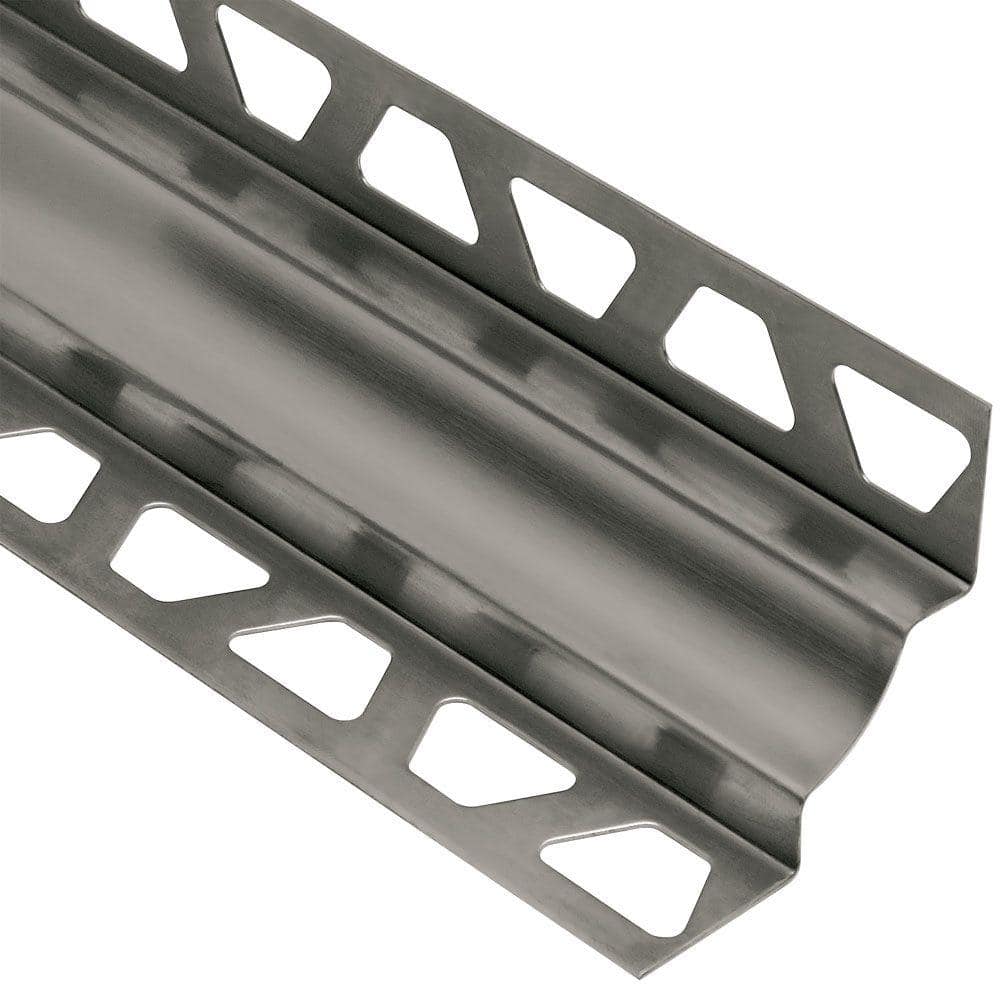 Schluter Dilex-EHK Stainless Steel 7/16 in. x 8 ft. 2-1/2 in