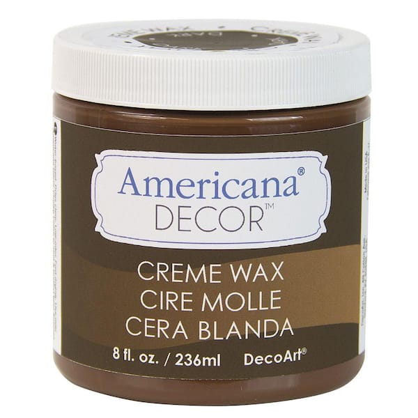 DecoArt Americana Decor 8 oz. Deep Brown Creme Wax