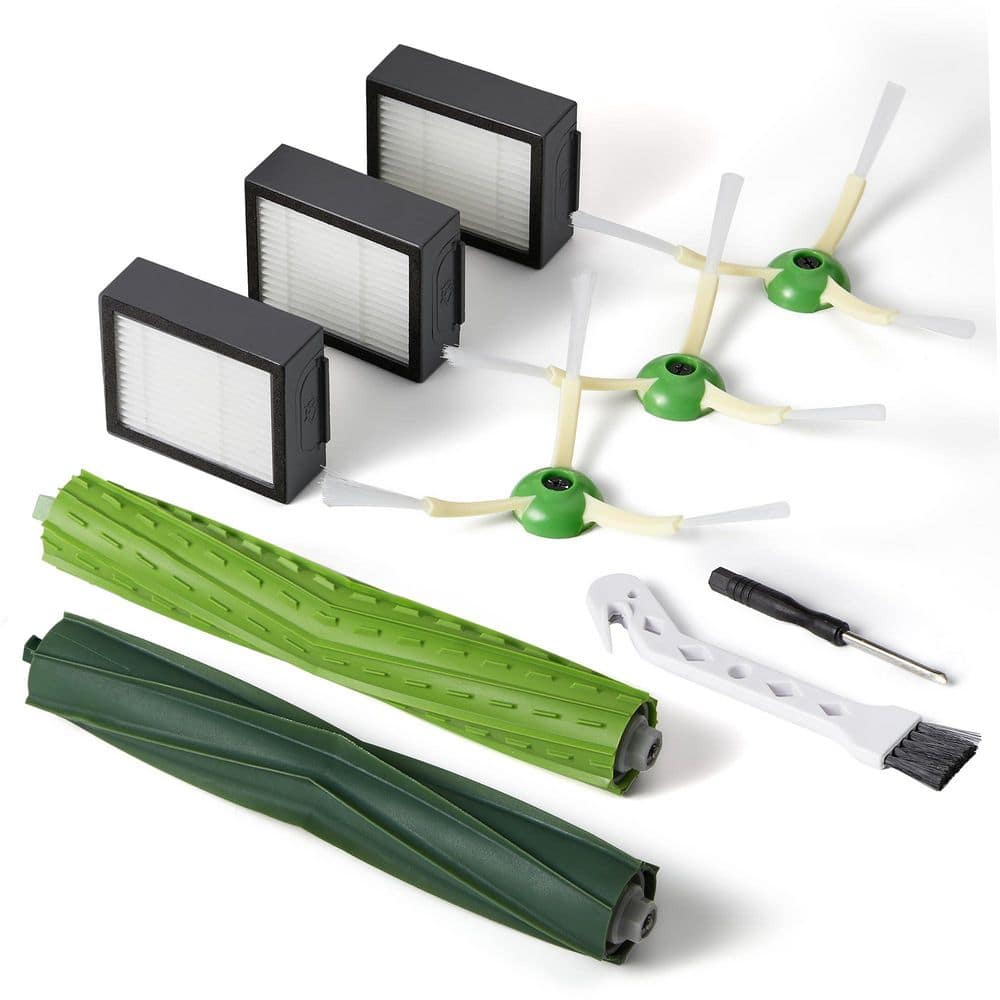 Replacement Parts & Accessories, Dual Multi-Surface Brushes, 3 HEPA Filter, 3 Edge-Sweeping Brushes, 1 Cleaning Brush price history on PriceWatchPro