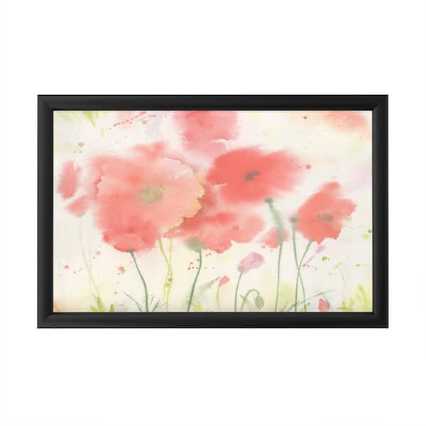 Trademark Fine Art Coral Fiesta by Sheila Golden Framed with LED