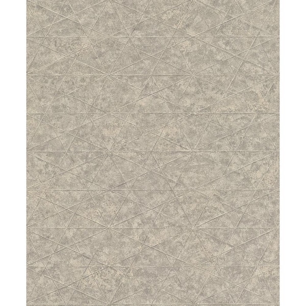 Advantage Manfred White Modern Herringbone Vinyl Non-pasted Metallic  Wallpaper 4041-34800 - The Home Depot