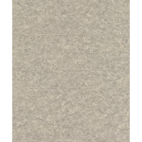 Advantage Seth Grey Triangle Wallpaper Sample