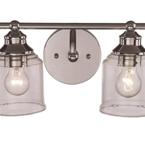 Bel Air Lighting Agoura 32 In 4 Light Polished Chrome Bathroom Vanity Fixture With Clear Glass Shades 22064 Pc Bel Air Lighting Agoura 32 In 4 Light, Chrome Bathroom Light Fixtures With Clear Glass