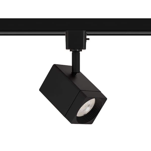 Ocularc 7013 Black Integrated LED 5CCT Fixed Track Hardwired Track Lighting Square Cylinder L Track Head