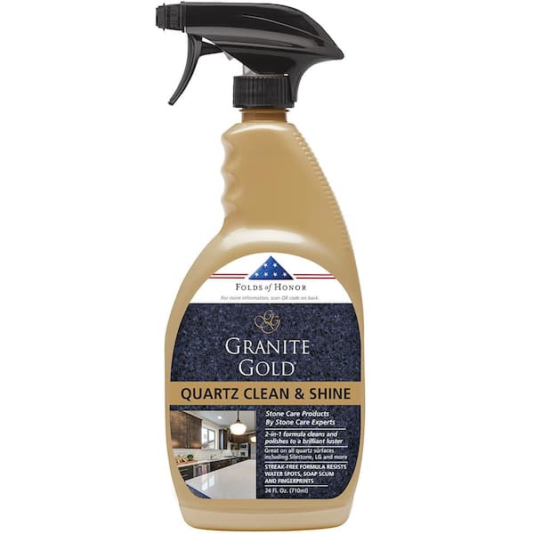 Granite Gold 24 oz. Quartz Clean & Shine, Quartz Countertop Cleaner and Polish Spray