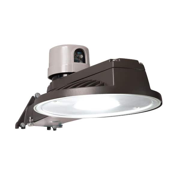 HALO Bronze Outdoor Integrated LED Dusk to Dawn Area Light with Built-In Photocell Sensor