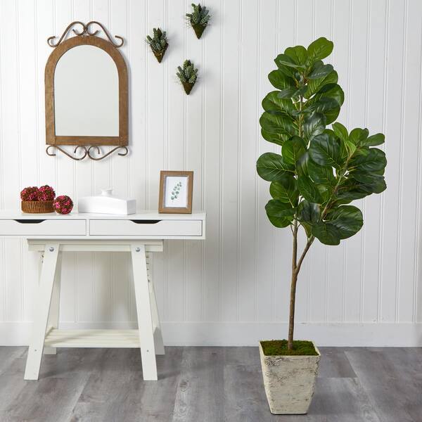 Indoor Fiddle Leaf Fig Artificial Tree, 06/04/2024