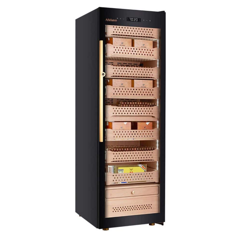 2500-Count Cigar Cooler Humidor-Electric Wine Chiller, Spanish Cedar Shelves, APP Control and Fingerprint Lock price history on PriceWatchPro
