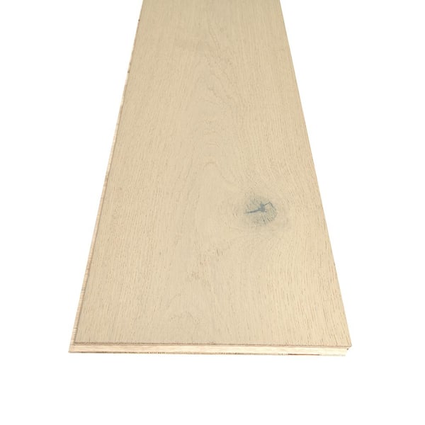 Mohawk Island Home Sailcloth Oak 0.5 in. T x 7.5 in. W Wirebrushed Engineered Hardwood Flooring (27.41 sq. ft./case)