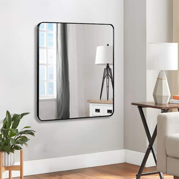 Ximuprmy Black 36 in. W x 36 in. H Small Square Framed Decorative
