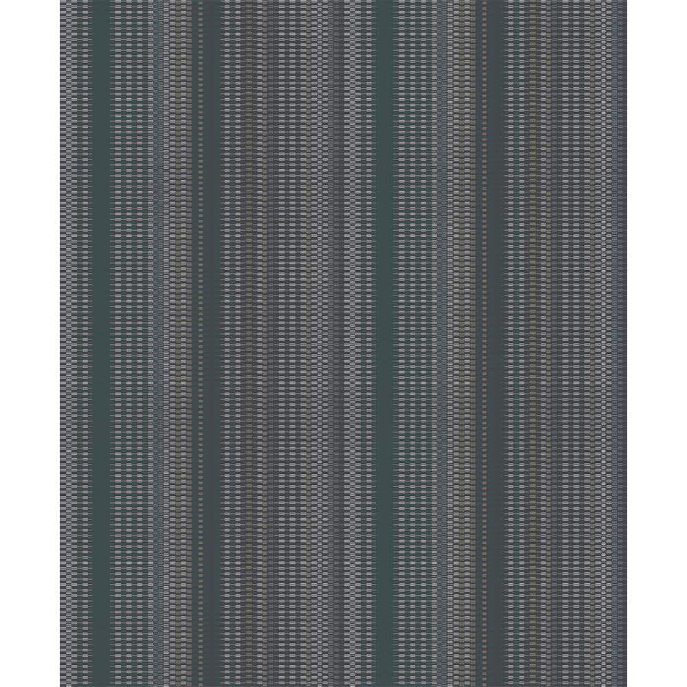 Morgen Navy Stripe Vinyl Strippable Roll (Covers 57.8 sq. ft.)