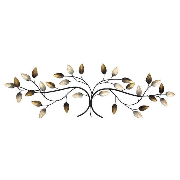 HomeRoots 31.75 in. Charlie Metal Gray Wall Decor