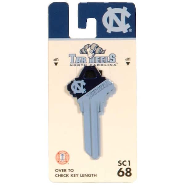 #68 NCAA North Carolina Tar Heels Key Blank