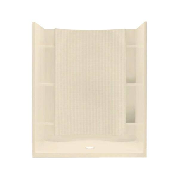 STERLING Accord 37-1/4 in. x 48 in. x 77 in. Shower Kit in Almond-DISCONTINUED