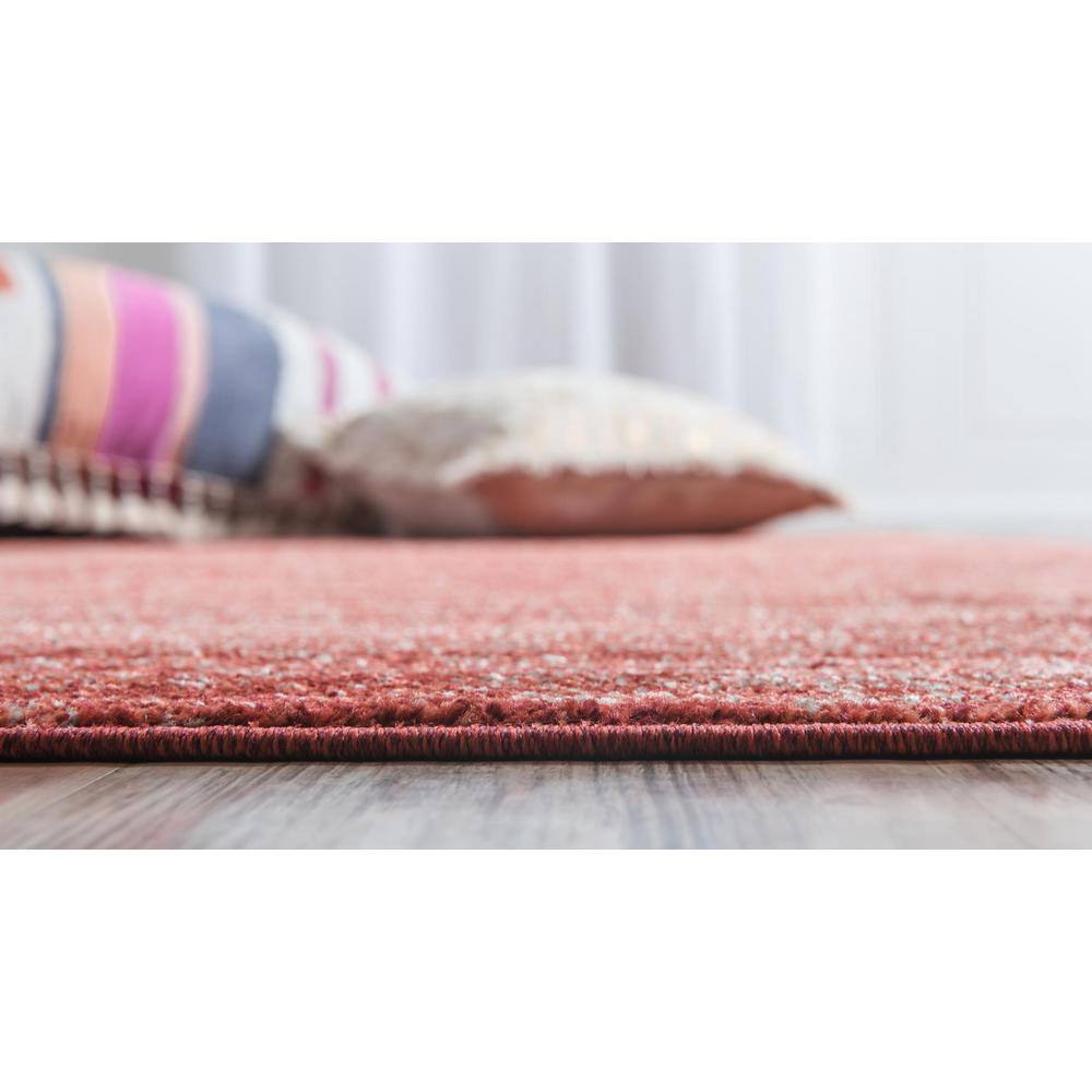 Terracotta Tufted 6' x 9' Synthetic Easy Care Area Rug