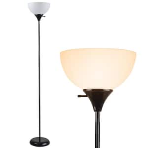 3.5 inch Diameter 1.65 inch Fitter 2 Pack Plastic Lampshade 5.3 inch High Replacement Plastic Lamp Shade for LED Floor Lamp 