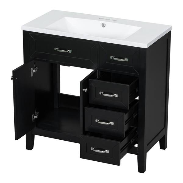 Aoibox 35.98 in. W. x 18.03 in. D x 35.98 in. H Bathroom