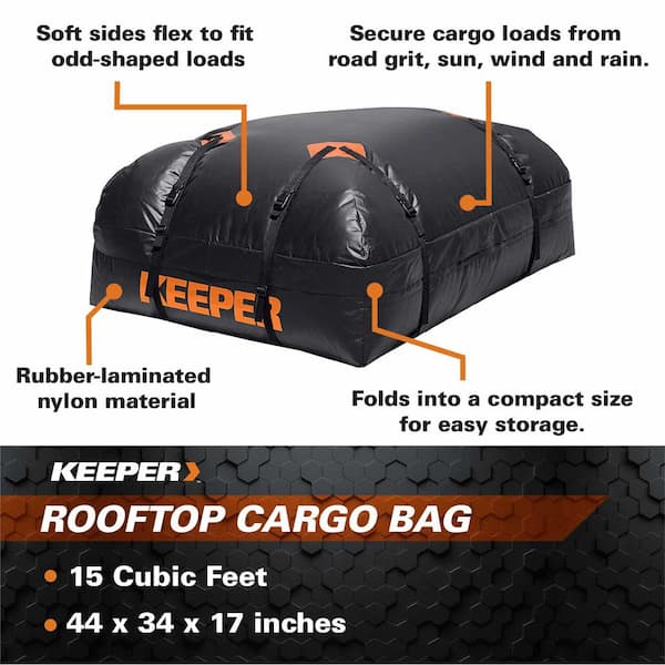 Keeper Waterproof Roof Top Cargo Bag 07203 - The Home Depot