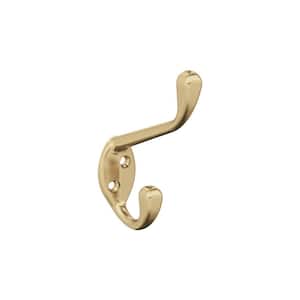 Noble 4-7/16 in. L Champagne Bronze Double Prong Wall Hook