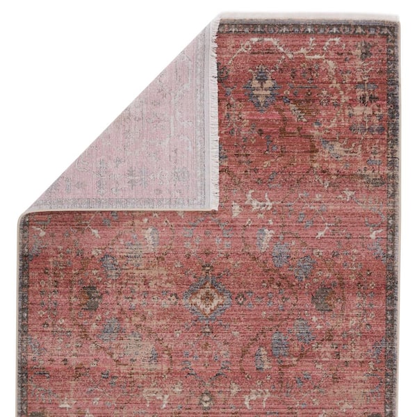 Jaipur Living Marcella Pink Gray 8 Ft X 10 6 In Oriental Area Rug Rug148473 The