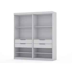 Ramsey White Open 2-Sectional Closet (Set of 2)