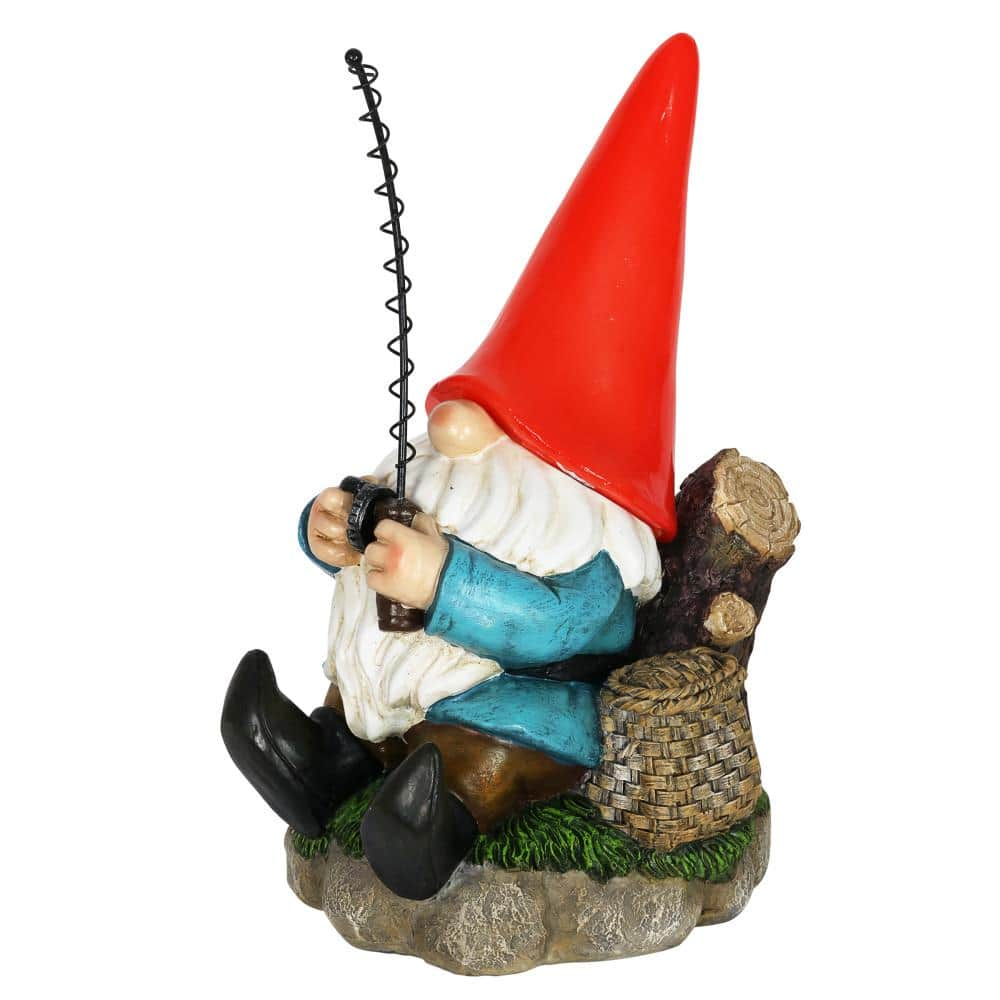 Exhart Good Time Fishing Frank Garden Gnome for Fisherman and