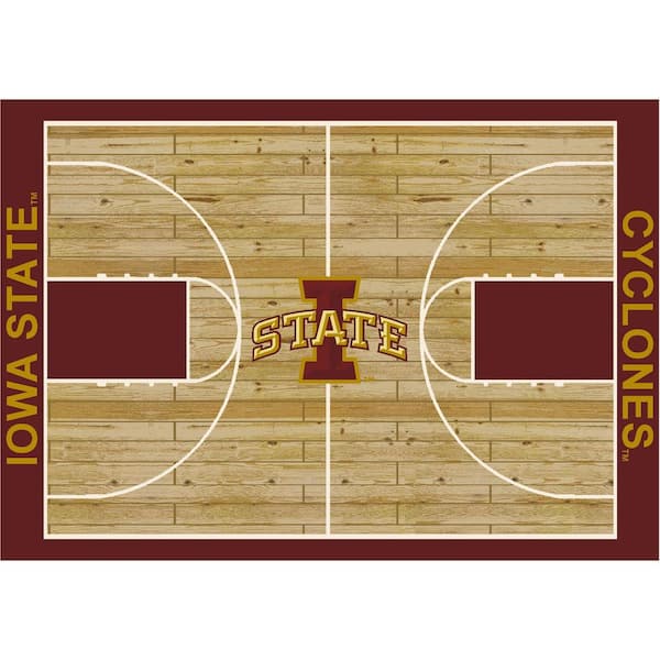 Iowa State 4 ft. by 6 ft. Courtside Area Rug