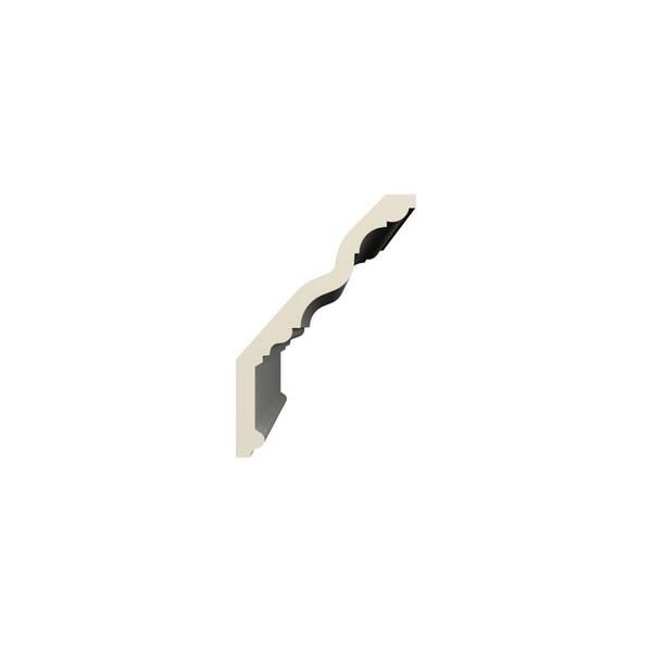 Ekena Millwork Lincoln 4.875 in. D x 8.625 in. W x 96 in. L Polyurethane Crown Moulding