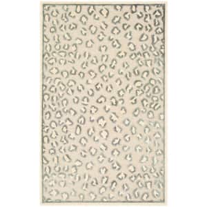 Paradise Cream/Multi Doormat 2 ft. x 3 ft. Abstract Animal Print Area Rug
