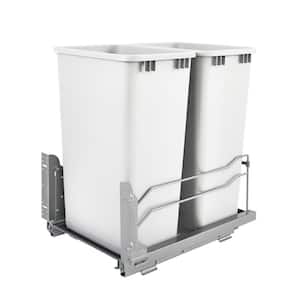 Double 50 Qt. Pullout Soft Close Waste Container