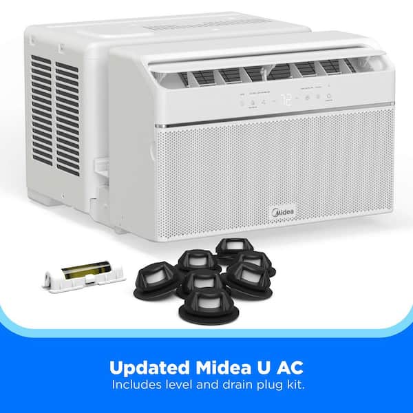 8,000 BTU 115-Volt U Plus Shaped Smart Inverter Window Air Conditioner Wi-Fi, for up to 350 sq. ft. Energy Star