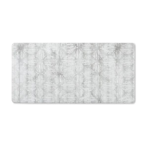 TOWN & COUNTRY LIVING Basic Comfort Plus Boho Geo Grey 18 in. x 39 in. Anti Fatigue Mat