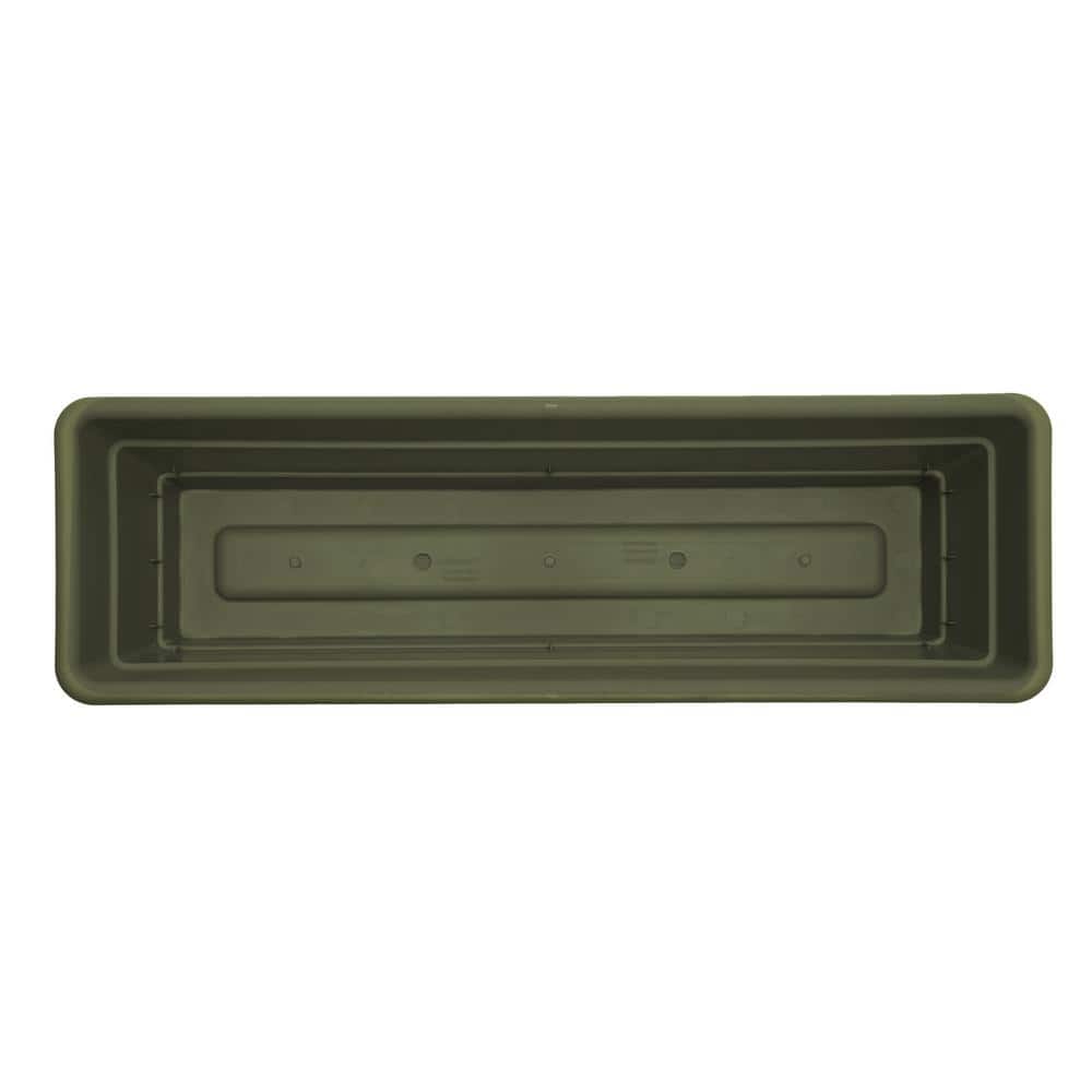 Living Green 24" Rectangular Resin Window Box Planter