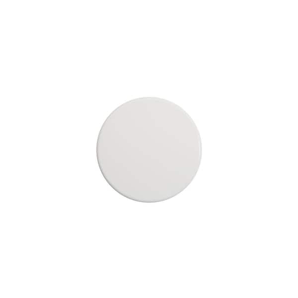 Fireclay Drain Cover for Fireclay Kitchen Sink Strainers in Matte White