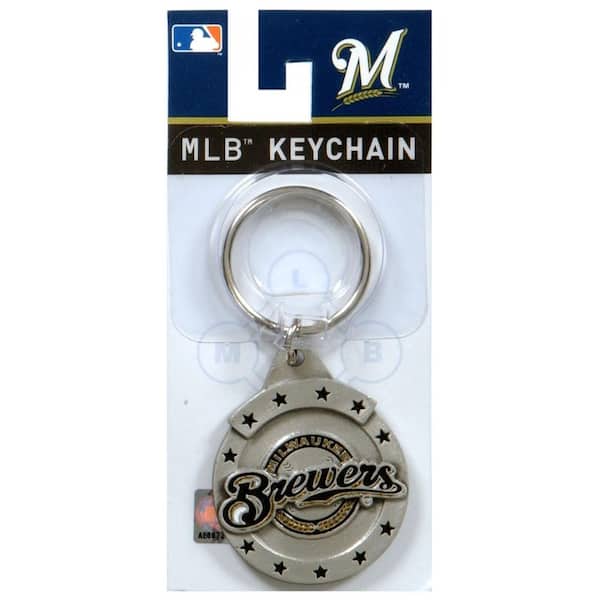 Hillman MLB Milwaukee Brewers Key Chain (3-Pack)